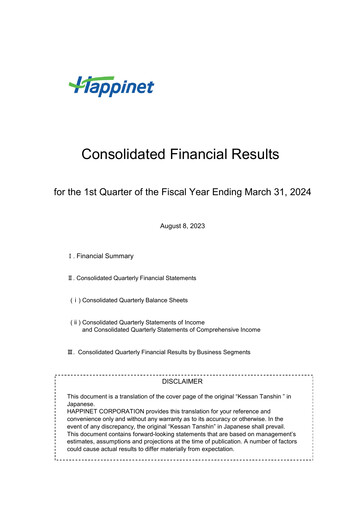 Thumbnail Happinet Quarterly Report fy2023-q1