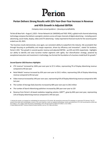 Thumbnail Perion Network Quarterly Report 2023-q2