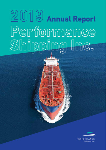 Thumbnail Performance Shipping
 Annual Report 2019