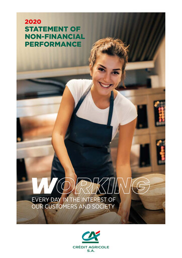 Thumbnail Crédit Agricole Sustainability Report 2020