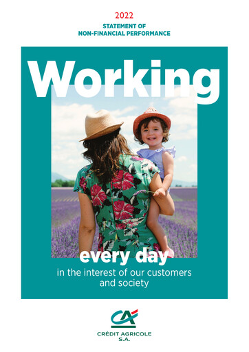 Thumbnail Crédit Agricole Sustainability Report 2022
