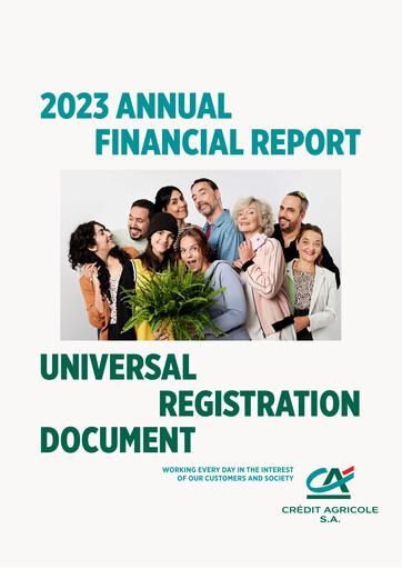 Thumbnail Crédit Agricole Universal Registration Document 2023