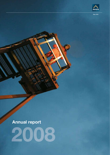 Thumbnail Aker ASA Annual Report 2008