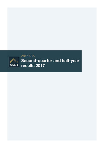 Thumbnail Aker ASA Half-year Report 2017-h1