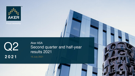 Thumbnail Aker ASA Half-year Report 2021-h1