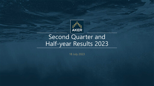 Thumbnail Aker ASA Half-year Report 2023-h1