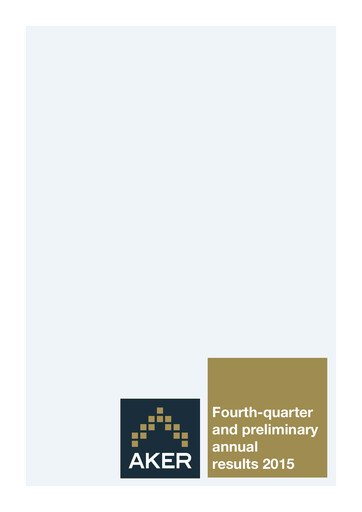 Thumbnail Aker ASA Quarterly Report 2015-q4