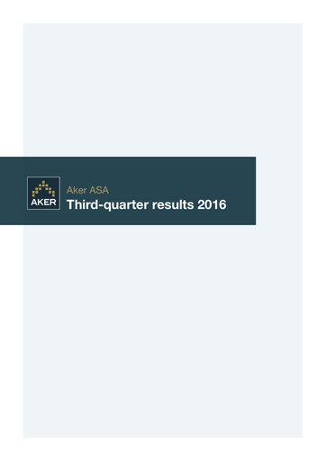 Thumbnail Aker ASA Quarterly Report 2016-q3