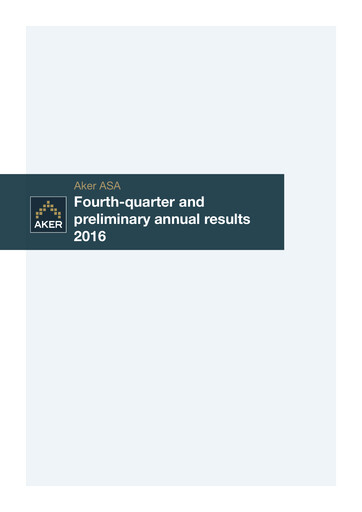 Thumbnail Aker ASA Quarterly Report 2016-q4