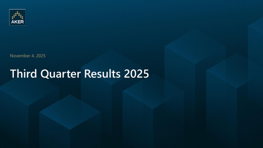 Thumbnail Aker ASA Quarterly Report 2025-q3