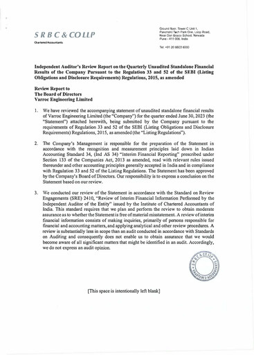 Thumbnail Varroc Quarterly Report 2023-q1