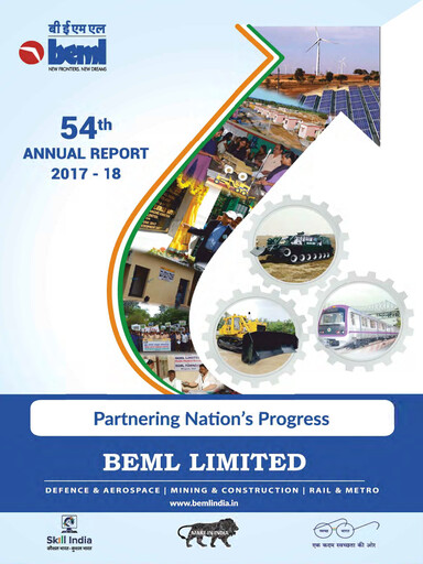 Thumbnail BEML Annual Report 2017-2018