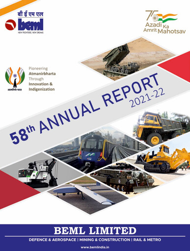 Thumbnail BEML Annual Report 2021-2022