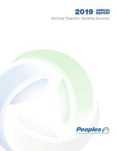 Miniature Peoples Bancorp Rapport annuel 2019