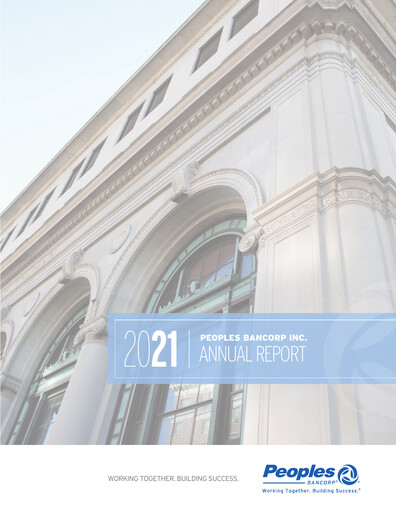 Miniature Peoples Bancorp Rapport annuel 2021