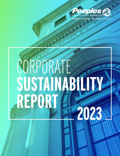 Miniature Peoples Bancorp Rapport de durabilité 2023