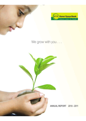 Vorschaubild Karur Vysya Bank
 Jahresbericht 2010-2011