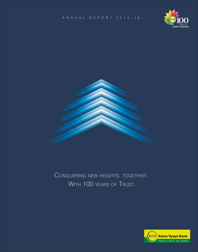 Vorschaubild Karur Vysya Bank
 Jahresbericht 2015-2016