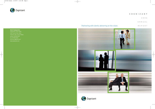 Thumbnail Cognizant Technology Solutions  Annual Report 2006