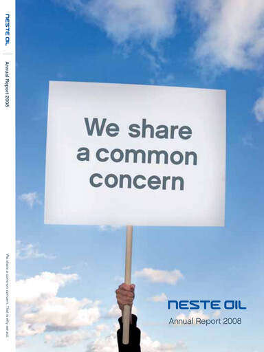 Miniature Neste Rapport annuel 2008