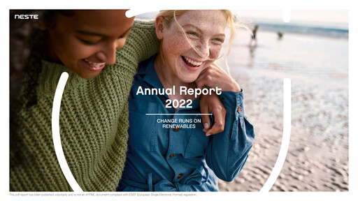 Miniature Neste Rapport annuel 2022