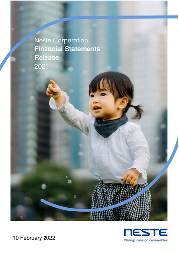 Thumbnail Neste Financial Report 2021
