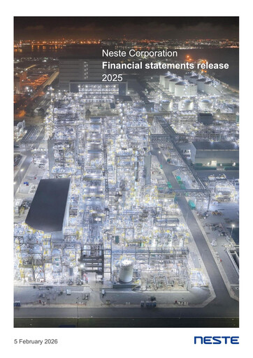 Thumbnail Neste Financial Report 2025