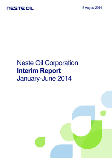 Thumbnail Neste Half-year Report 2014-h1