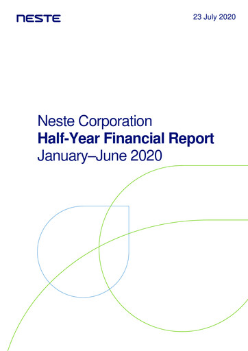 Thumbnail Neste Half-year Report 2020-h1