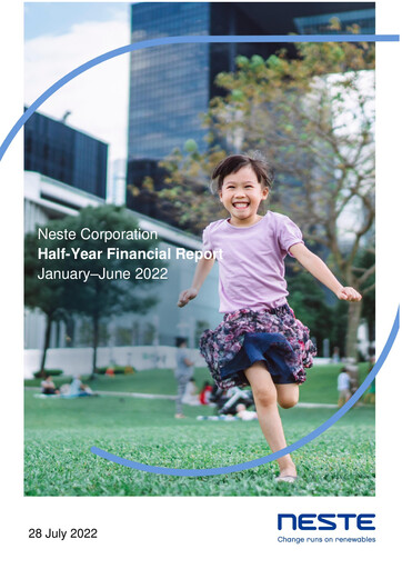Thumbnail Neste Half-year Report 2022-h1