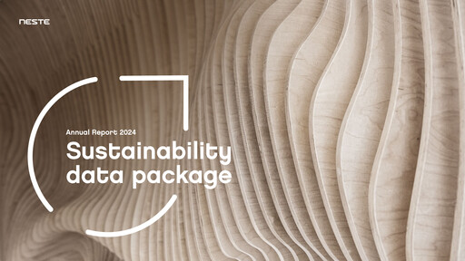 Thumbnail Neste Sustainability Report 2024