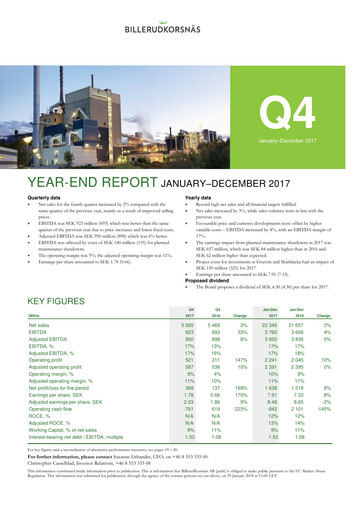 Thumbnail BillerudKorsnäs Financial Statement 2017