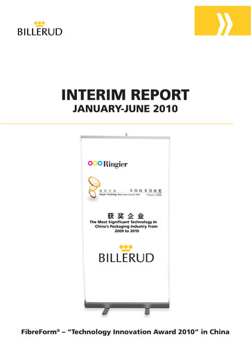 Thumbnail BillerudKorsnäs Half-year Report 2010-h1