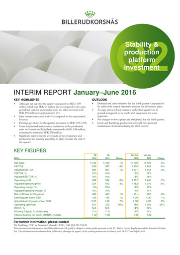Thumbnail BillerudKorsnäs Half-year Report 2016-h1