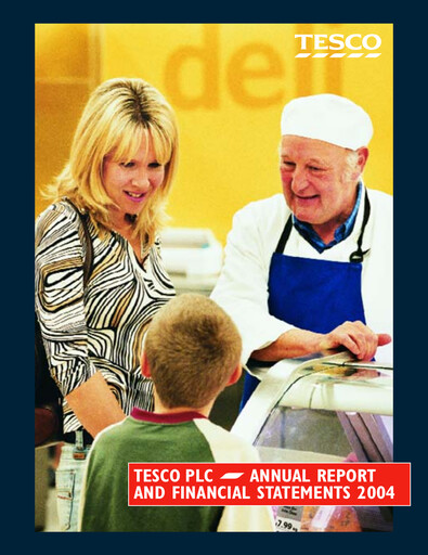 Thumbnail Tesco Annual Report 2004