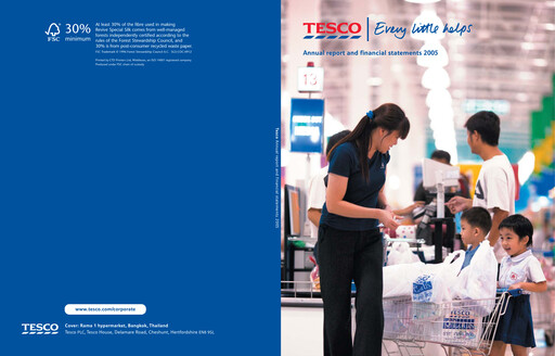 Thumbnail Tesco Annual Report 2005