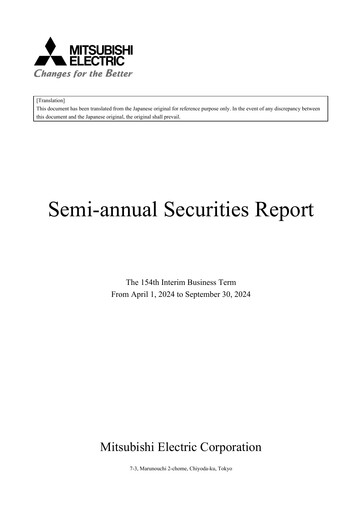 Thumbnail Mitsubishi Electric Half-year Report 2025-h1