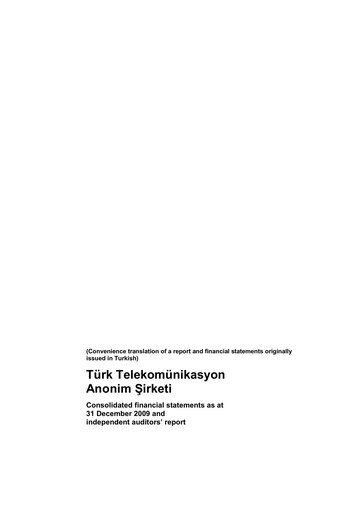 Thumbnail Türk Telekom
 Financial Statement 2009