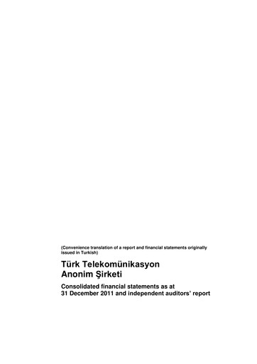 Thumbnail Türk Telekom
 Financial Statement 2011