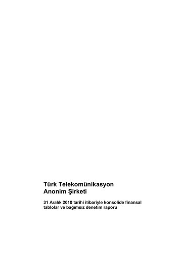 Thumbnail Türk Telekom
 Financial Statement 2010