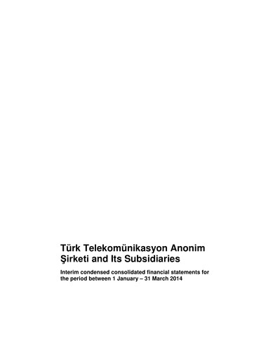 Miniature Türk Telekom
 Rapport trimestriel 2014-q1