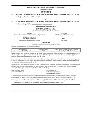Vorschaubild PDF Solutions Quartalsbericht 2021-q2