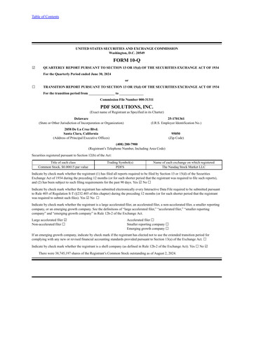 Thumbnail PDF Solutions Quarterly Report 2024-q2