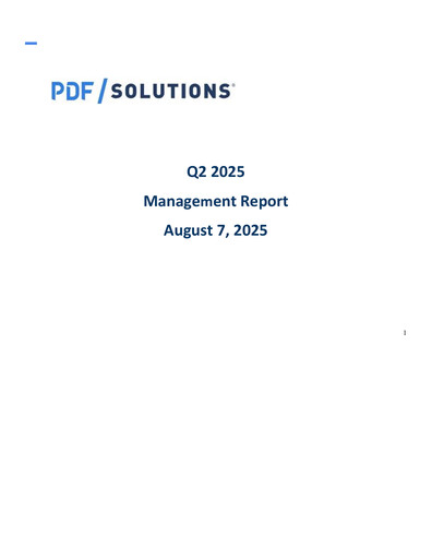 Thumbnail PDF Solutions Quarterly Report 2025-q2