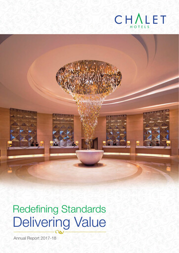 Thumbnail Chalet Hotels
 Annual Report 2017-2018