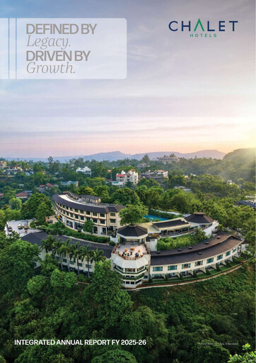 Thumbnail Chalet Hotels
 Annual Report 2025-2026