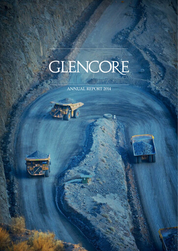 Thumbnail Glencore Annual Report 2014