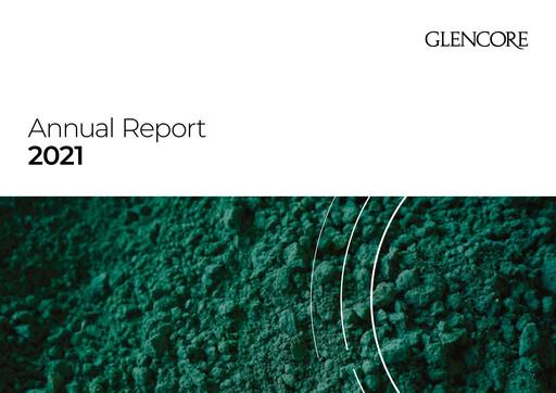 Thumbnail Glencore Annual Report 2021