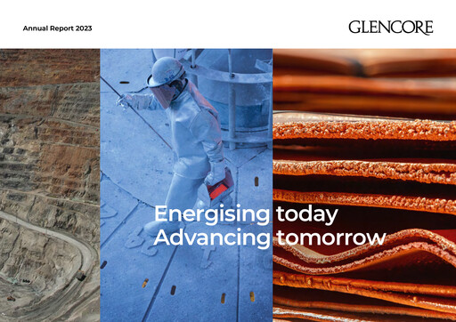 Thumbnail Glencore Annual Report 2023