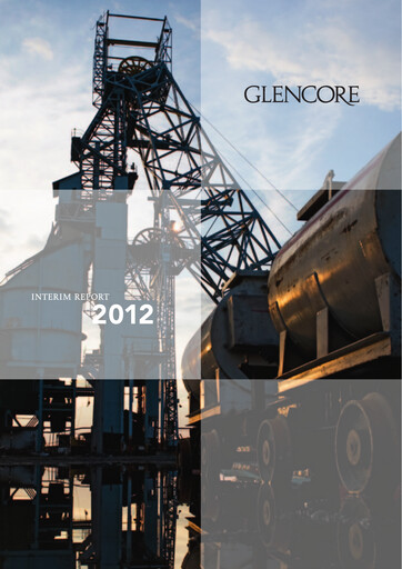Thumbnail Glencore Half-year Report 2012-h1